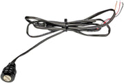 Custom Dynamics Black LED Boltz Amber/White Light