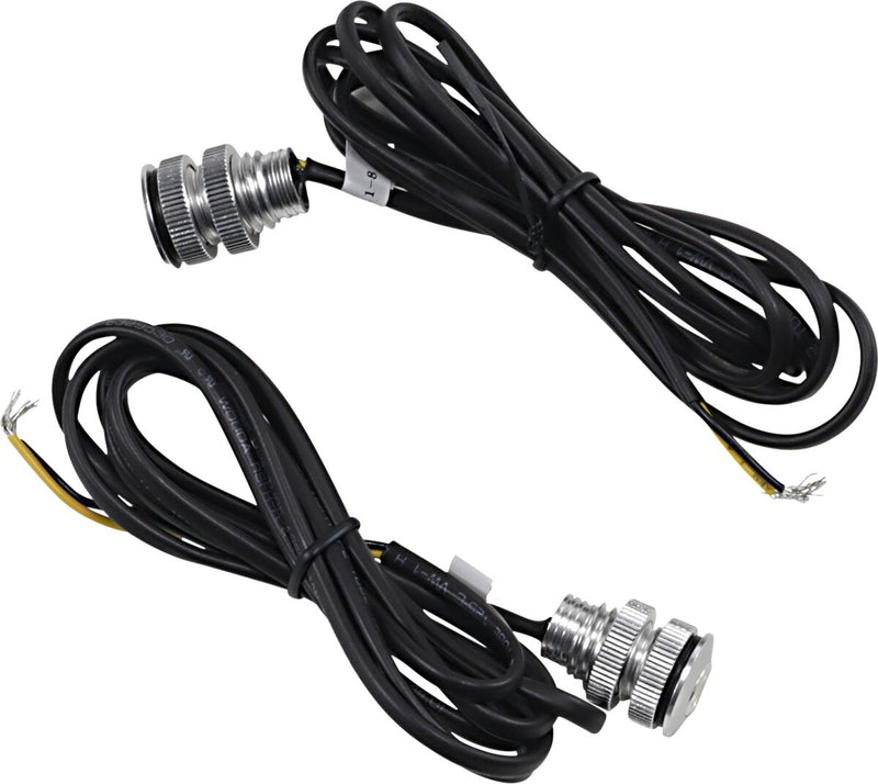 Custom Dynamics Polished LED Boltz W/Amber Light