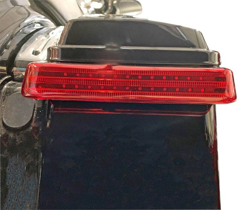 Custom Dynamics Black/Red LED Sequential ProBEAM BAGZ Saddlebag Lights for 2014-2025 Harley-Davidson Touring Motorcycles