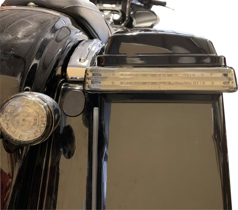 Custom Dynamics Chrome/Smoke LED Sequential ProBEAM BAGZ Saddlebag Lights for 2010-2013 Harley-Davidson Street Glide - FLHX and 2010-2013 Harley-Davidson Road Glide Custom - FLTRX Motorcycles