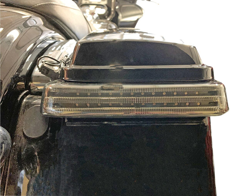 Custom Dynamics Black/Smoke LED Sequential ProBEAM BAGZ Saddlebag Lights for 2010-2013 Harley-Davidson Touring Motorcycles