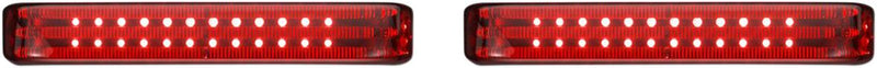 Custom Dynamics Chrome/Red LED Sequential ProBEAM BAGZ Saddlebag Lights for 2010-2013 Harley-Davidson Touring Motorcycles