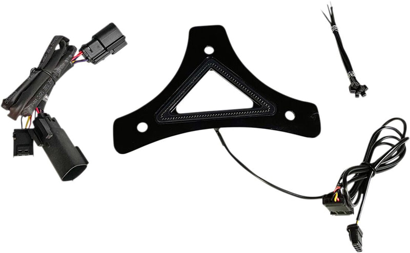 Custom Dynamics Gloss Black Dual Intensity Run and Brake LED Backrest Light for 2014-2025 Harley-Davidson Touring Motorcycles