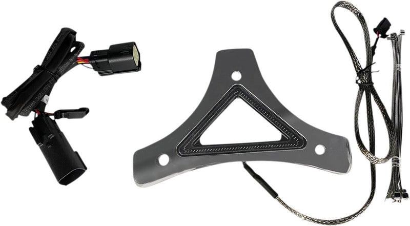 Custom Dynamics Chrome Dual Intensity Run and Brake LED Backrest Light for 2014-2025 Harley-Davidson Touring Motorcycles