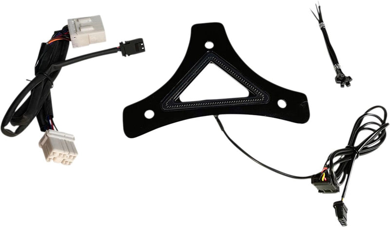 Custom Dynamics Gloss Black Dual Intensity Run and Brake LED Backrest Light for Various Harley-Davidson Motorcycles (See Fitment List)