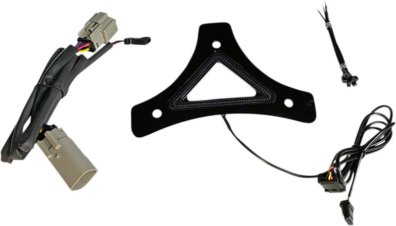 Custom Dynamics Gloss Black Dual Intensity Run and Brake LED Backrest Light for 2023-2025 Harley-Davidson Road Glide 3 - FLTRT and 2015-2025 Harley-Davidson Freewheeler - FLRT Motorcycles