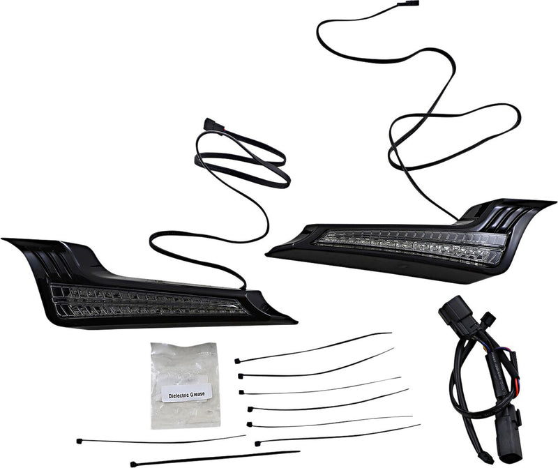 Ciro Filler Panel Lights - Brake Light /  Running Light /  Turn Signal, Pair for Harley-Davidson Touring 2014-2025