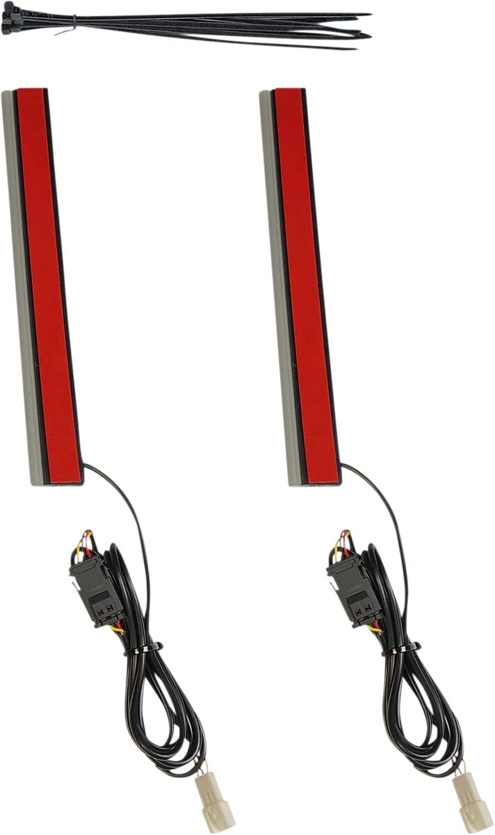 Custom Dynamics 8 in. Plug & Play Red Plasma Rods for Various Harley-Davidson Motorcycles (See Fitment List)