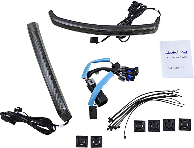 Custom Dynamics Low Profile Bagz w/Smoke Lens for 2022-2026 Indian Pursuit and 2020-2026 Indian Challenger Motorcycles