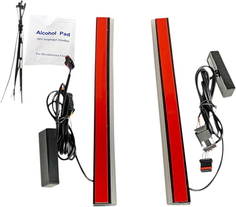 Custom Dynamics 10 in. Rear Plasma Rods for Various Harley-Davidson Motorcycles (See Fitment List)