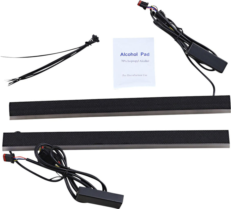 Custom Dynamics Dual Color Plasma Rods - Pair, 30,5 cm (12") for Harley-Davidson Touring, Softail, Dyna & Trike 1996-2025