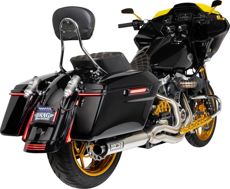 Custom Dynamics Dual Colour Fascia LED Panel Lights w/Smoke Lens for 2014-2025 Harley-Davidson Touring Motorcycles