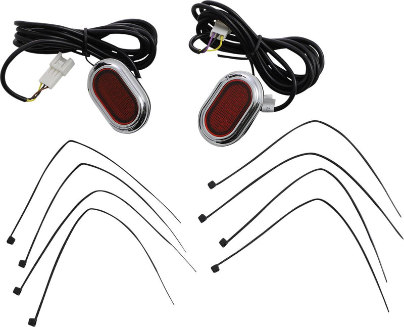 Custom Dynamics Plugz Antenna Grommet Light w/Red Lend for 2006-2025 Harley-Davidson Touring Motorcycles