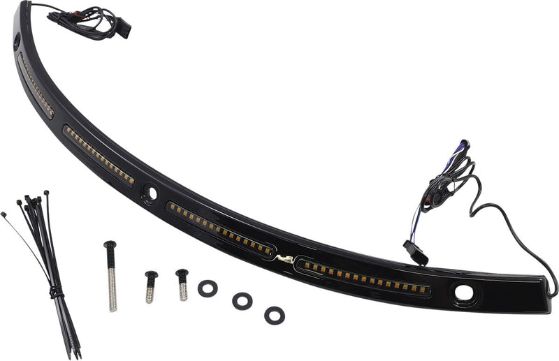 Custom Dynamics Gensis 4 Dynamic LED Batwing Windshield Trim for 2014-2025 Harley-Davidson Touring and 2014-2025 Harley-Davidson Trike Motorcycles