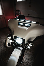 Custom Dynamics Gensis 4 Dynamic LED Batwing Windshield Trim Sequential Turn Signal for 2014-2025 Harley-Davidson Trike and 2014-2025 Harley-Davidson Touring Motorcycles