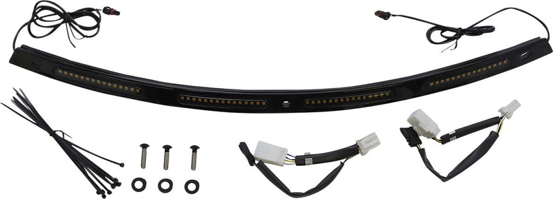 Custom Dynamics Genesis® 4 Dynamic LED Batwing Windshield Trim - Turn Signal, Kit for Harley-Davidson Touring & Trike 1996-2013