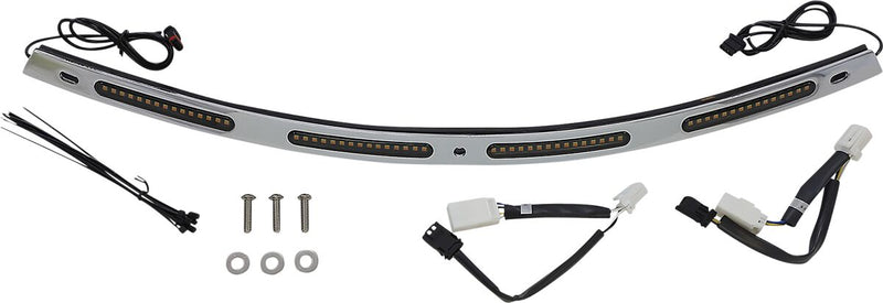 Custom Dynamics Genesis® 4 Dynamic LED Batwing Windshield Trim - Turn Signal, Kit for Harley-Davidson Touring & Trike 1996-2013