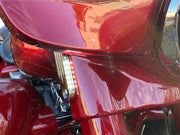 Custom Dynamics Chrome ProBeam Dynamic Strips V2 Front Turn Signals for 1996-2025 Harley-Davidson Touring Motorcycles