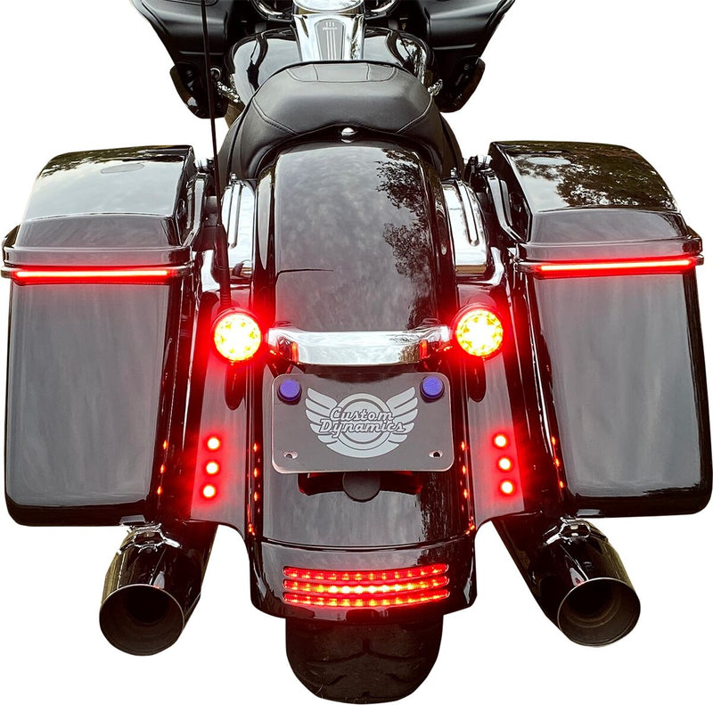Custom Dynamics Black LED Boltz Light w/Red Lens