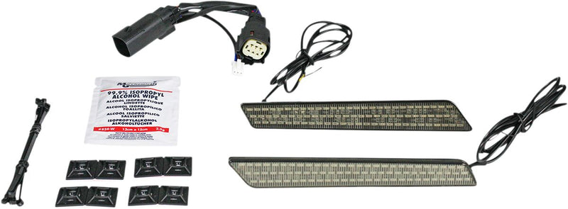 Custom Dynamics Dual Colour LED Saddlebag Latch Lightz w/Smoke Lens for 2014-2025 Harley-Davidson Touring Motorcycles