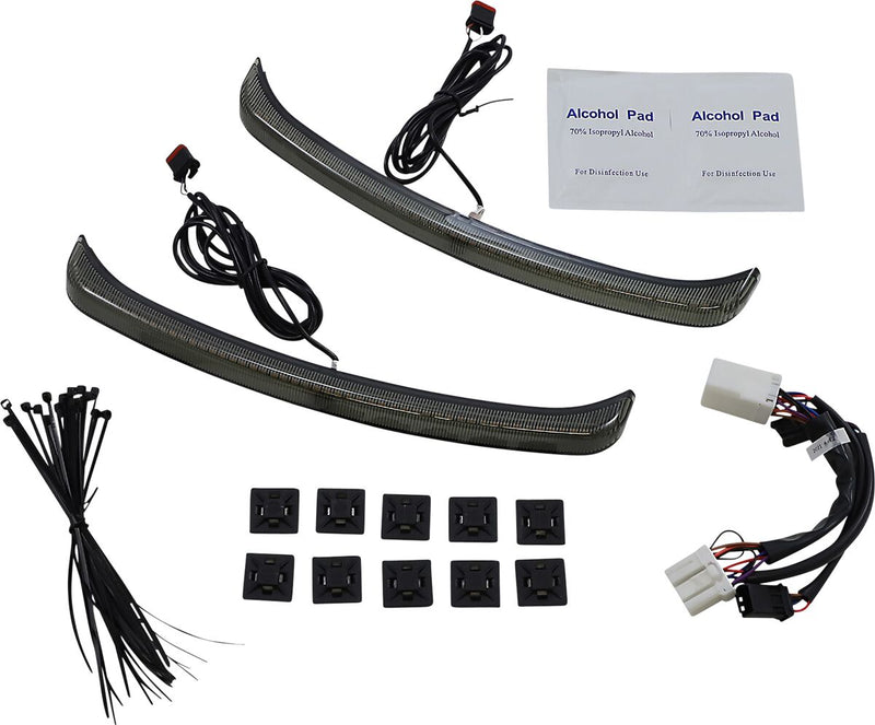 Custom Dynamics Dynamic LED Fender Lights - Running Light /  Turn Signal, Pair for Harley-Davidson Touring & Trike 2009-2025