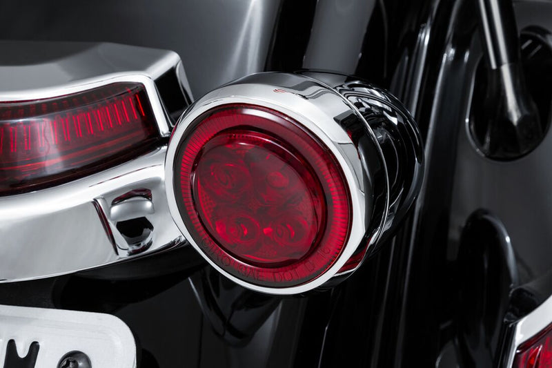 LED Lighted Fang® Rear Signal Light Inserts Dyna,
Softail,
Sportster,
Touring