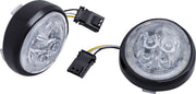 LED Lighted Fang® Front Signal Light Inserts with Bezel Dyna,
Softail,
Sportster,
Touring