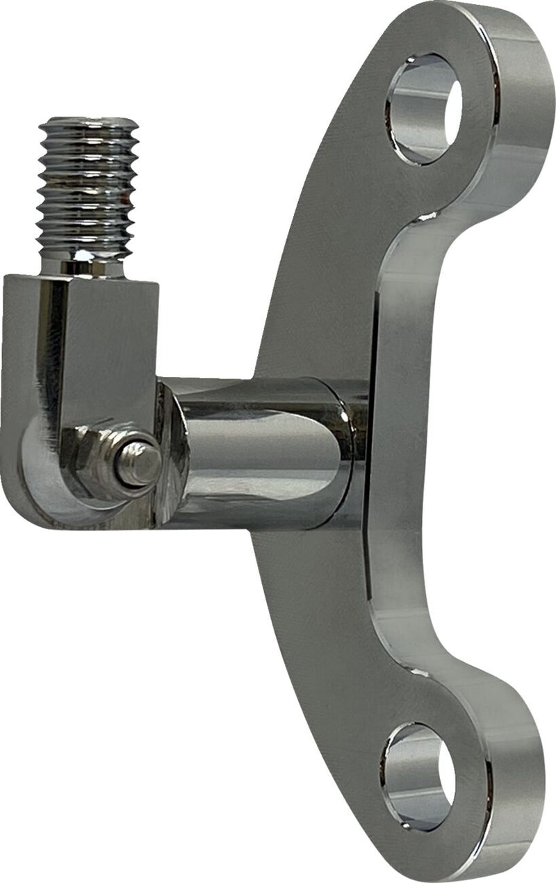 Custom Dynamics Caliper Mounts for Probeam® Fog Lights - Pair, Billet Aluminum - Chrome for Harley-Davidson Touring & Trike 1996-2026