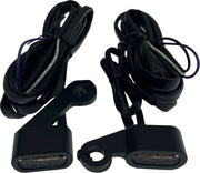 Drag Specialties LED Handlebar Marker Lights Fits Harley-Davidson Sportster Models 2004-2013 #L22-0236DMBE
