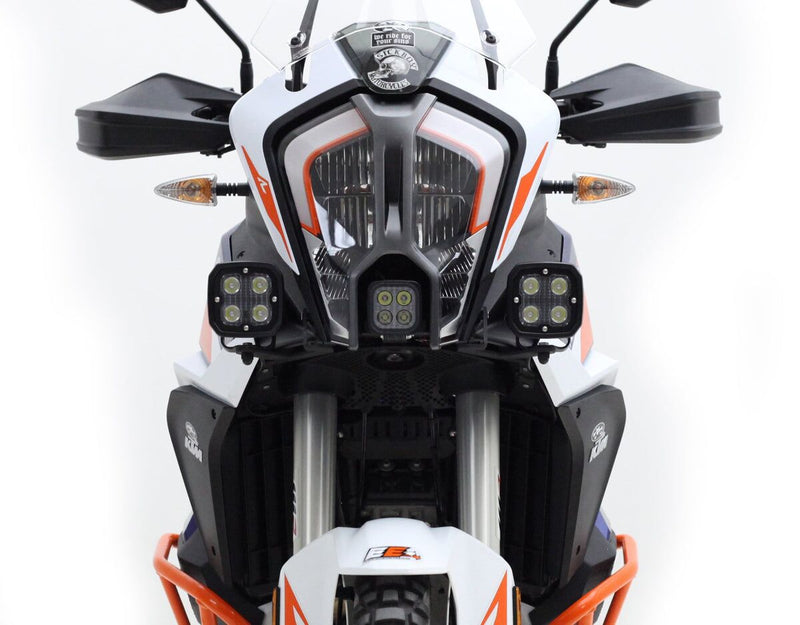 Denali S4 Center Light Mount for 2021-2024 KTM SUPER ADVENTURE 1290 Driving Light Kit