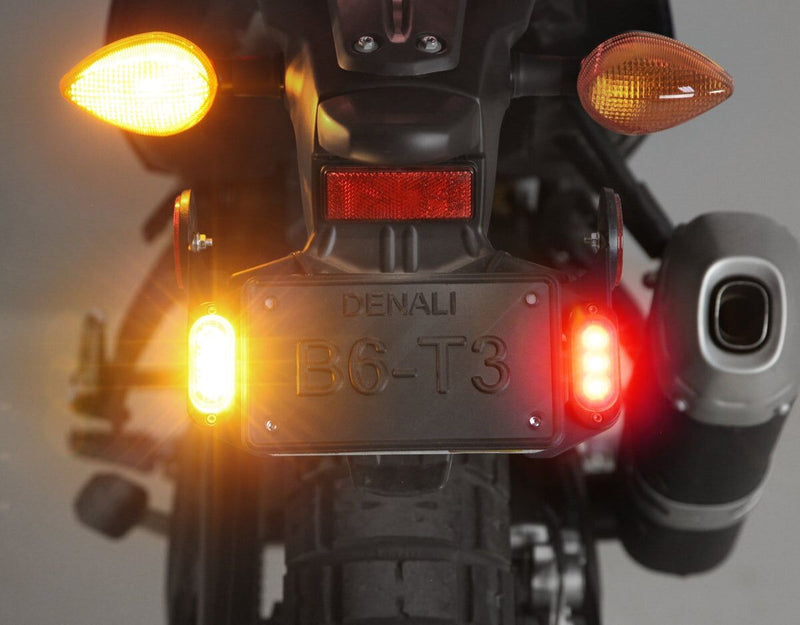 Denali Licence Plate Mount - For T3 Signal Pods Mounting Kit Light
