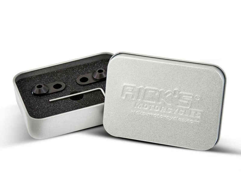 Rick's Motorcycles Indicator holder for 2000-2017 Harley-Davidson Turn Signal Holder Front Pair #50-2018200-0