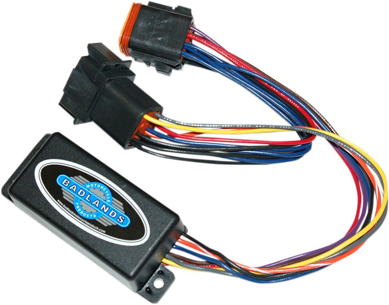 Badlands Run, Brake and Turn Signal Module for 1994-1996 Harley-Davidson Control Module Black Brake Light Running Light