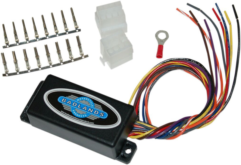 Badlands Run, Brake and Turn Signal Module for 1991-1993 Harley-Davidson Control Module Black Brake Light Running Light