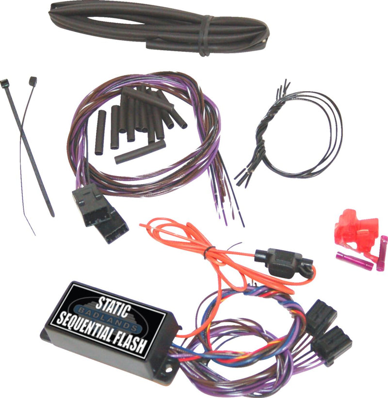 Badlands Sequential Module for 1986-2020 Harley-Davidson Lighting Control Module Static Universal Brake Light Run Kit