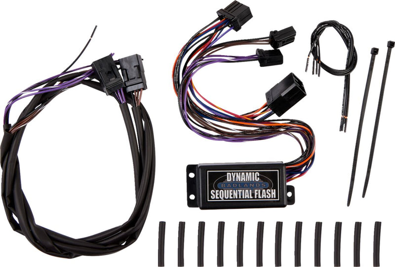 Badlands Sequential Module for 1996-2013 Harley-Davidson Lighting Control Module Dynamic Brake Light Run Kit