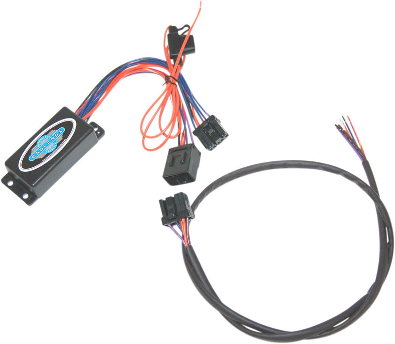 Badlands Brake Light Eliminator for 2012-2017 Harley-Davidson Lighting Control Module Black Blue Run Each