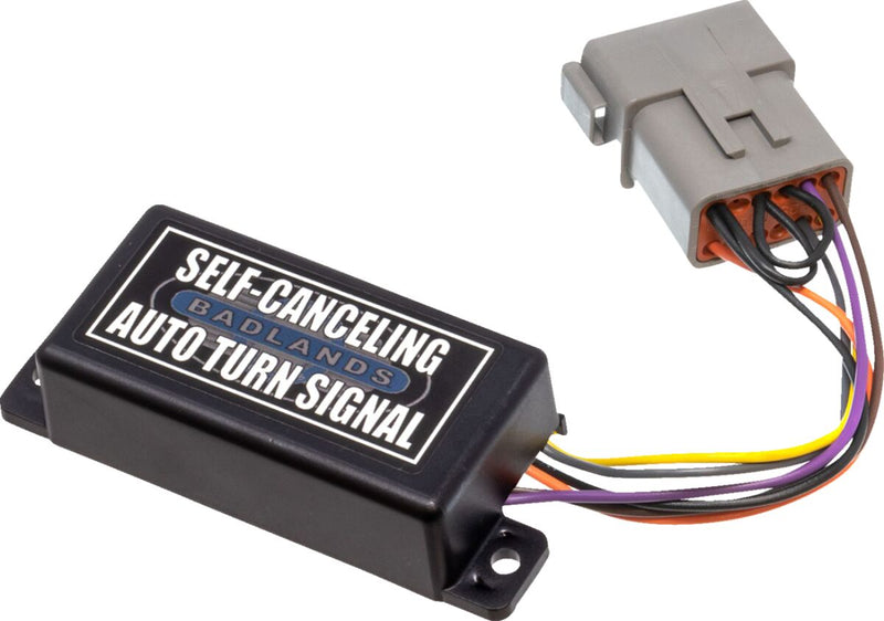 Badlands Self-Canceling Turn Signal Module for 1996, 2001-2006 Harley-Davidson Lighting Control Module Black
