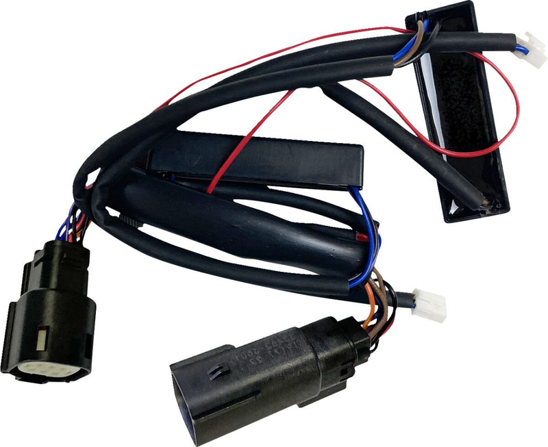 Custom Dynamics Run/brake/turn Lighting Accessory Adapter - Each, Brake Light /  Running Light /  Turn Signal - Black for Harley-Davidson Touring 2010-2013