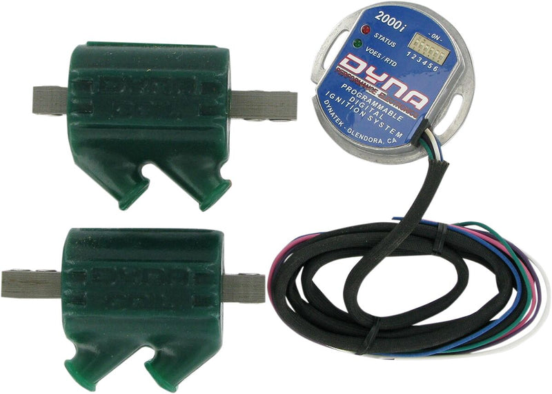 Dynatek-Harley 2000I PC Programmable Electronic Ignition Kit for 1970-2003 Harley-Davidson Dyna 2000 Series #D2KI-3P