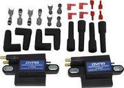 Dynatek-Harley Miniature Series Coil Ignition Coil Black External Dual-Plug Pair #DC1-2
