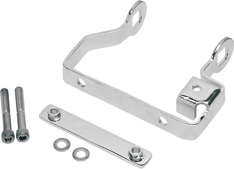 Drag Specialties Chrome Coil Mount Bracket - Each, Steel for Harley-Davidson Sportster 2004-2006