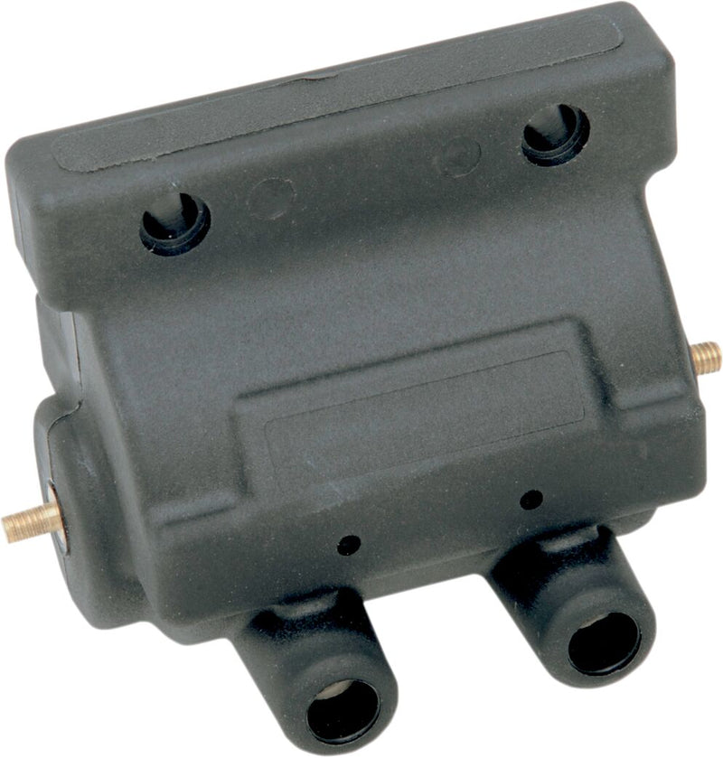 Drag Specialties Black Dual-Fire Ignition Coil for Various Various Harley-Davidson Motorcycles (See Fitment List)