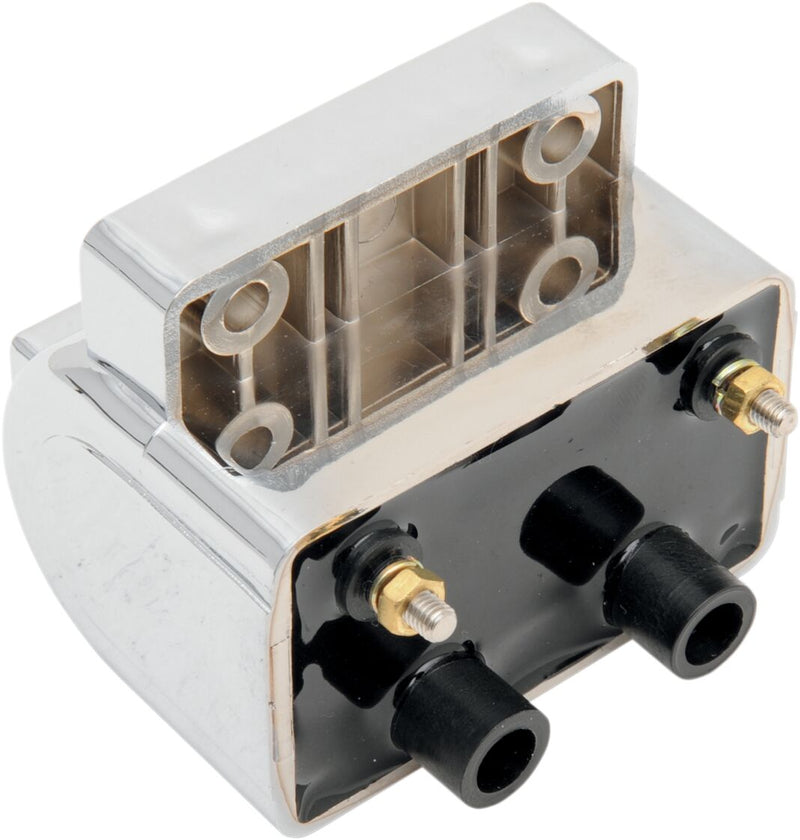 Drag Specialties Ignition Coil - Each, External - Chrome for Harley-Davidson Touring, Softail, Sportster & Dyna 1971-2006