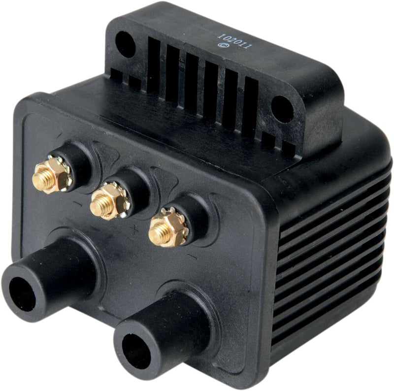 Drag Specialties Ignition Coil - External, Each - Black for Harley-Davidson Touring, Softail, Sportster & Dyna 1971-2006