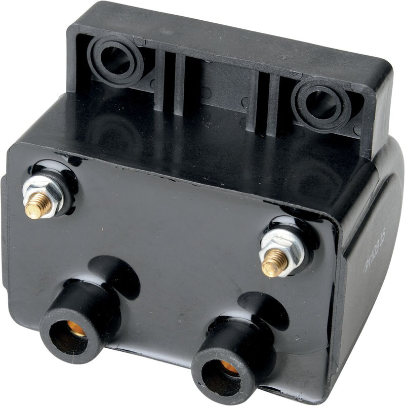 Drag Specialties Ignition Coil - External, Each - Black for Harley-Davidson Touring, Softail, Sportster & Dyna 1971-2006