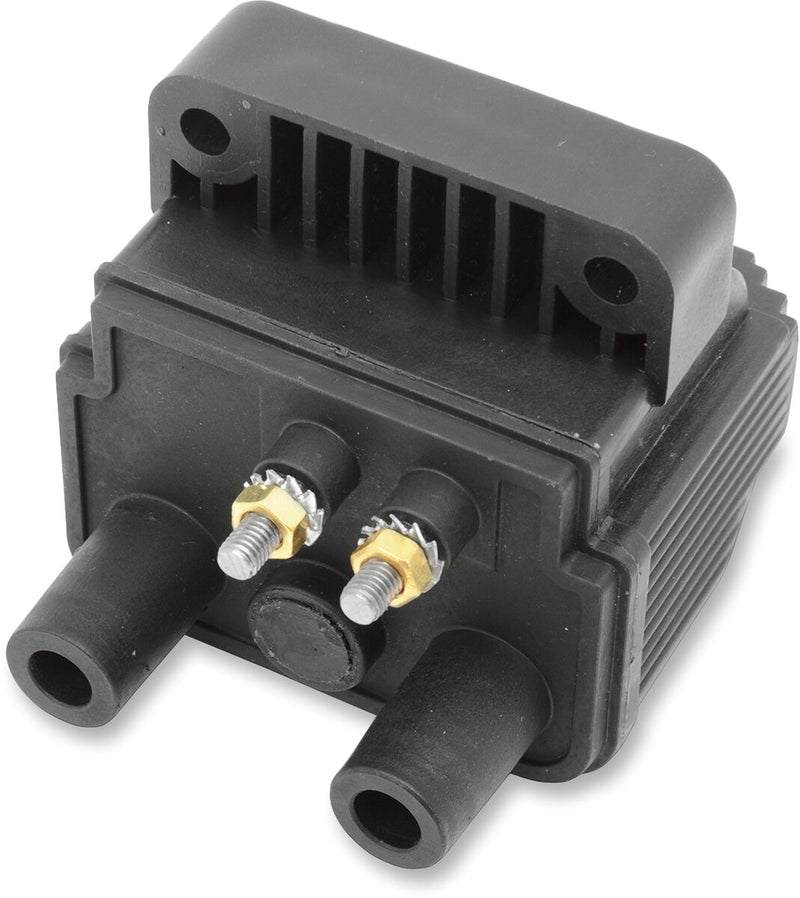 Drag Specialties 12 V Mini Dual-fire Ignition Coil - External, Each - Black for Harley-Davidson Sportster 2007-2022
