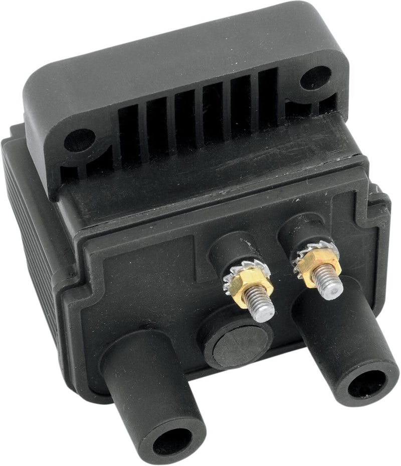 Drag Specialties 5 Ohm Mini Dual Fire Ignition Coil for Various Various Harley-Davidson Motorcycles (See Fitment List)