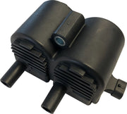 Drag Specialties Grey Dual-Fire Ignition Coil for 1998-2003 Harley-Davidson Sportster Sport - XL 1200S Motorcycles