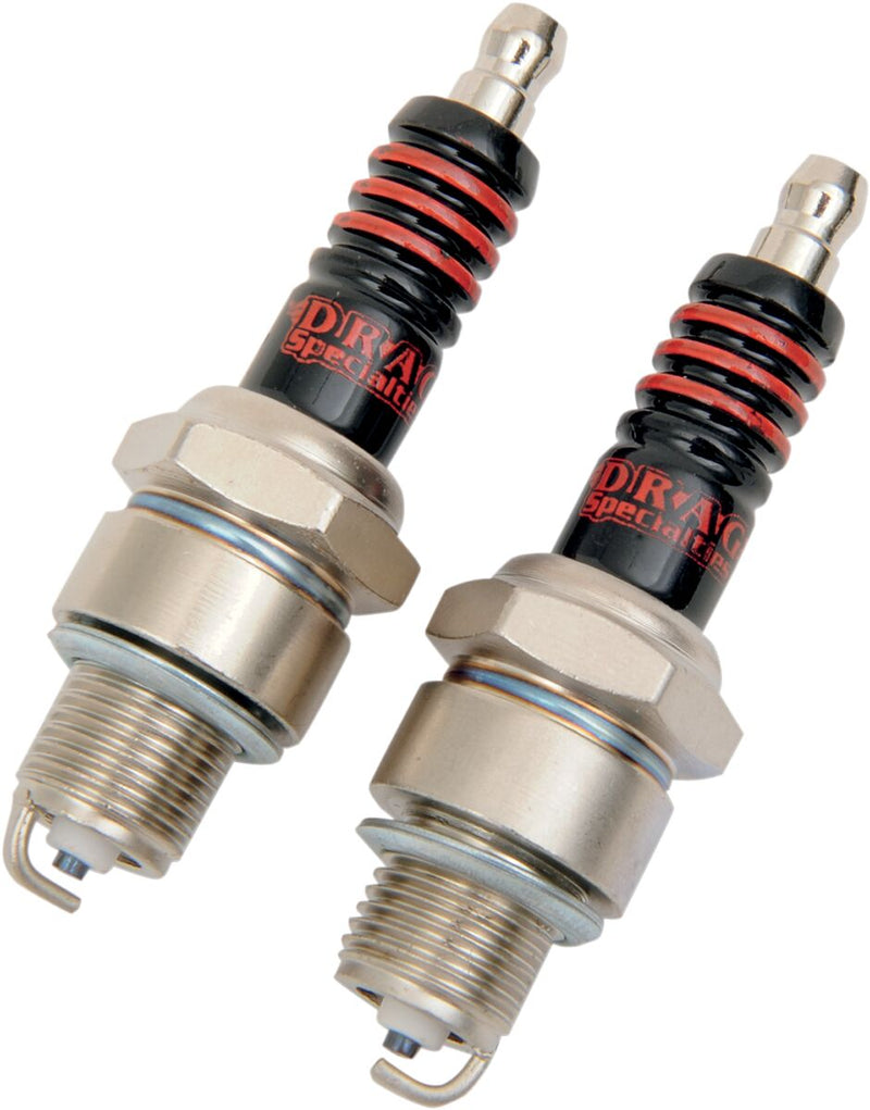 Drag Specialties Spark Plugs, Iron XL - Pair, Copper, Resistor for Harley-Davidson Sportster 1979-1985